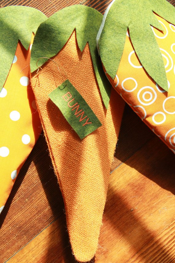 The Carrot Christmas Stocking - happy claude